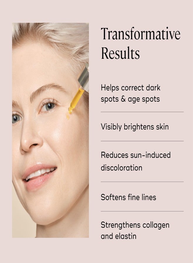 سيروم إيفر النهاري لتفتيح البشرة - 10% فيتامين سي + حمض الهيالورونيك معزز للإشراق، يستهدف البقع الداكنة وعدم توحد لون البشرة، نباتي ونظيف (1 أونصة / 30 مل) - Image 3